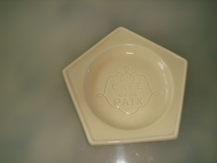 Cendrier Caf� de la Paix